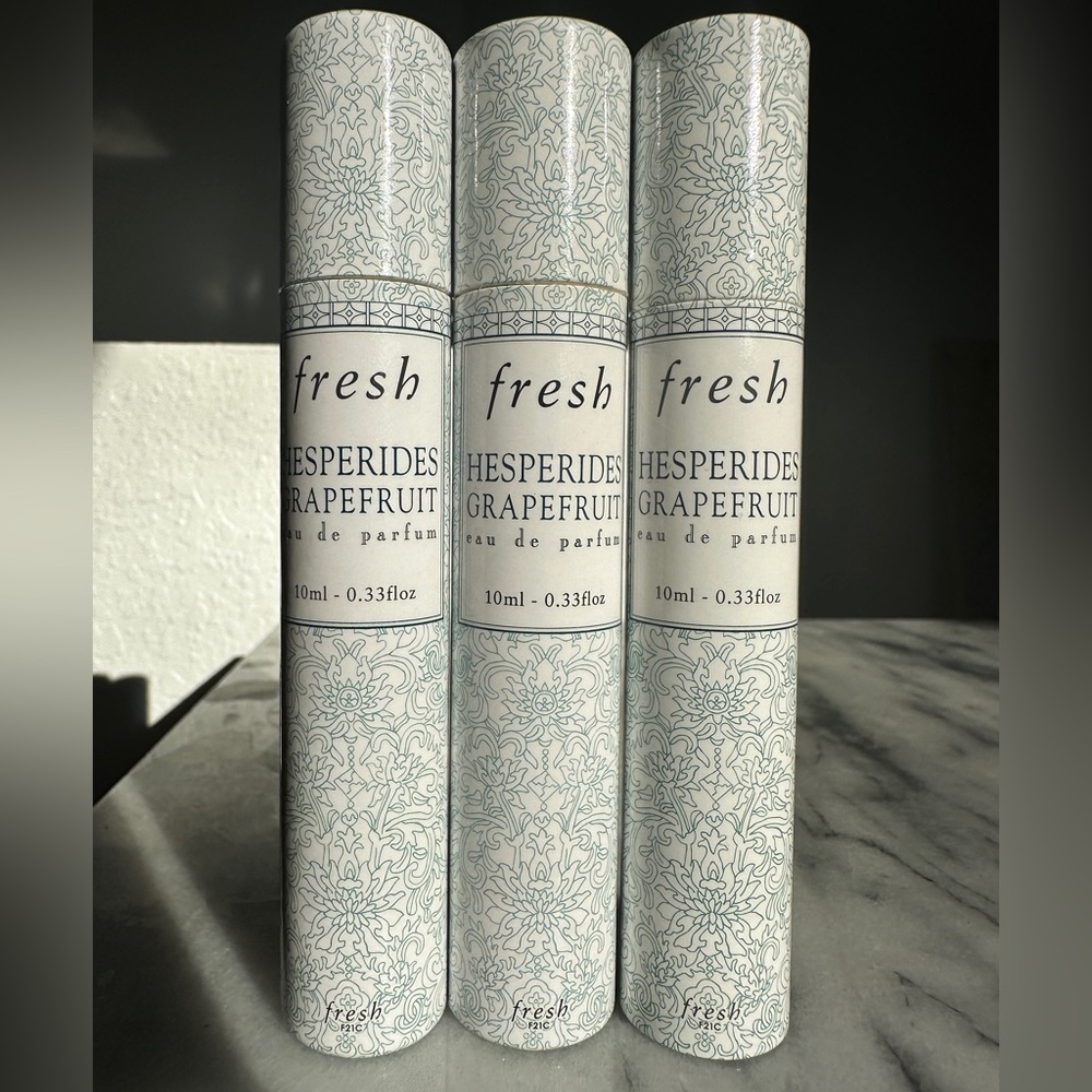 Three Fresh Hesperides Grapefruit 10ml Rollerball in Box